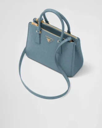 Prada Galleria Medium Ostrich Leather Bag