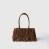 Prada Galleria Medium Suede Bag with Fringe