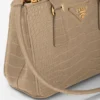 Prada Galleria Mini Crocodile Leather Bag