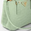 Prada Galleria Mini Crocodile Leather Bag