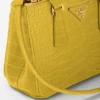 Prada Galleria Mini Crocodile Leather Bag