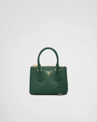 Prada Galleria Mini Lizard Skin Bag