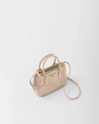 Prada Galleria Mini Lizard Skin Bag