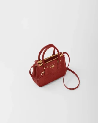 Prada Galleria Mini Lizard Skin Bag