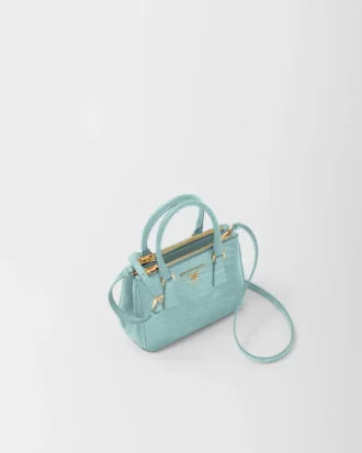 Prada Galleria Mini Lizard Skin Bag