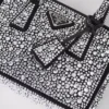 Prada Galleria Mini Satin Bag with Crystals