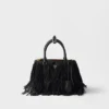 Prada Galleria Small Leather Bag with Fringe