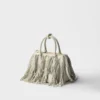 Prada Galleria Small Leather Bag with Fringe