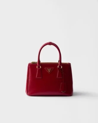 Prada Galleria Small Patent Saffiano Leather Bag