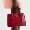 Prada Galleria Small Patent Saffiano Leather Bag