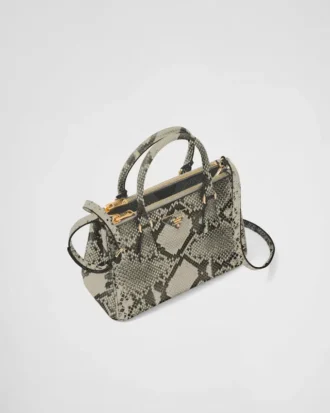 Prada Galleria Small Python Leather Bag