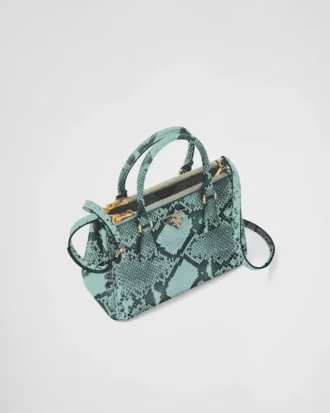 Prada Galleria Small Python Leather Bag