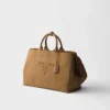 Prada Jardiniare Extra-Large Cotton Canvas Tote Bag
