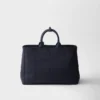 Prada Jardiniare Extra-Large Cotton Canvas Tote Bag