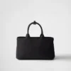 Prada Jardiniare Large Cotton Canvas Handbag