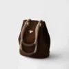 Prada Mariner Small Suede Bucket Bag