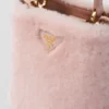 Prada Panier Mini Shearling Bag