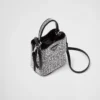 Prada Panier Satin Bag with Crystals