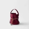 Prada Petit Sac Noir Mini Nappa Leather Bucket Bag