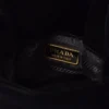 Prada Petit Sac Noir Mini Velvet and Nappa Leather Bucket Bag