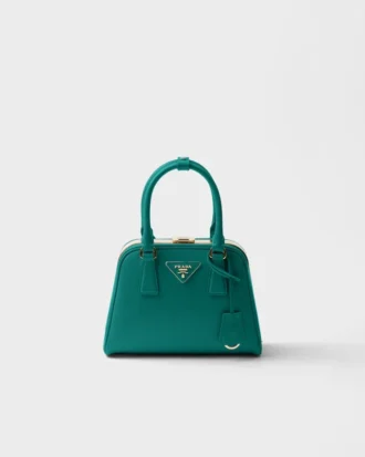 Prada Pyramid Saffiano Leather Mini Bag