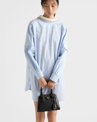 Prada Pyramid Saffiano Leather Mini Bag