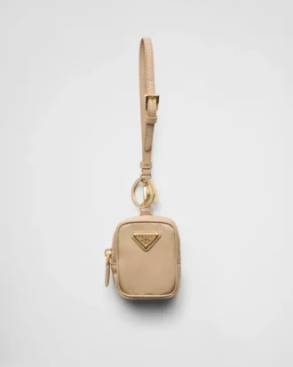 Prada Re-Edition 1978 Re-Nylon Mini-Pouch with Keychain