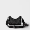 Prada Re-Edition 2005 Mesh and Brushed Leather Bag