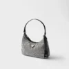 Prada Re-Edition 2005 Mini Crystal-Studded Satin Bag