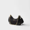 Prada Re-Edition 2005 Re-Nylon and Saffiano Leather Bag with Charm