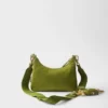 Prada Re-Edition 2005 Re-Nylon and Saffiano Leather Bag with Charm