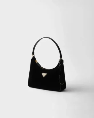 Prada Re-Edition 2005 Velvet and Saffiano Mini Bag