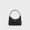 Prada Re-Edition Mini Satin Bag with Crystals