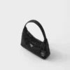 Prada Re-Edition Mini Satin Bag with Crystals