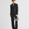 Prada Re-Edition Mini Satin Bag with Crystals