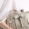 Prada Route Large Canvas and Leather Tote Bag