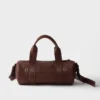 Prada Route Large Leather Top-Handle Bag