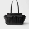 Prada Route Large Leather Tote Bag