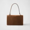Prada Soft Sound Medium Suede Shoulder Bag