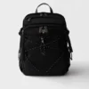 Prada Speedrock Re-Nylon and Leather Backpack