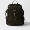 Prada Speedrock Re-Nylon and Leather Backpack