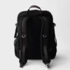 Prada Speedrock Re-Nylon and Leather Backpack
