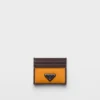 Prada Speedrock Re-Nylon and Leather Card Holder