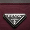 Prada Speedrock Re-Nylon and Leather Card Holder