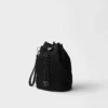 Prada Speedrock Re-Nylon and Leather Pouch
