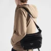 Prada Speedrock Re-Nylon and Leather Shoulder Bag