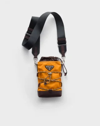 Prada Speedrock Re-Nylon and Leather Smartphone Case