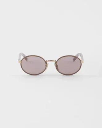 Prada Sunglasses with the Iconic Metal Plaque