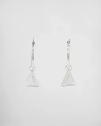 Prada Symbole Drop Earrings