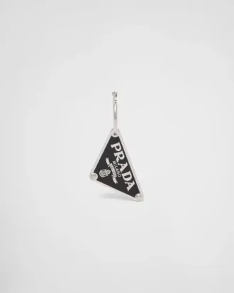 Prada Symbole Pendant Right Earring